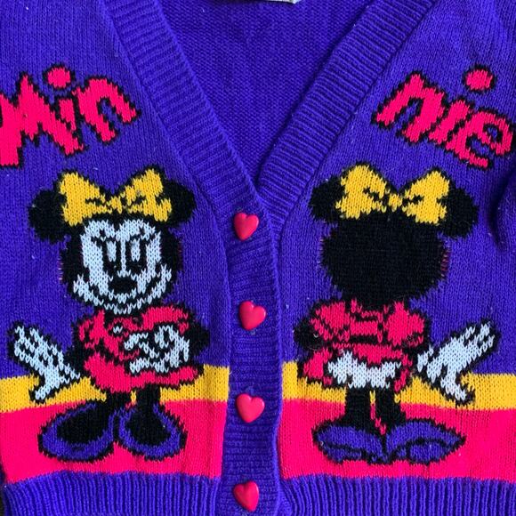 Vintage Minnie Mouse Disney Cardigan - Picture 6 of 10